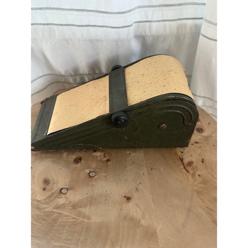 Vintage industrial metal memo - industrial,
