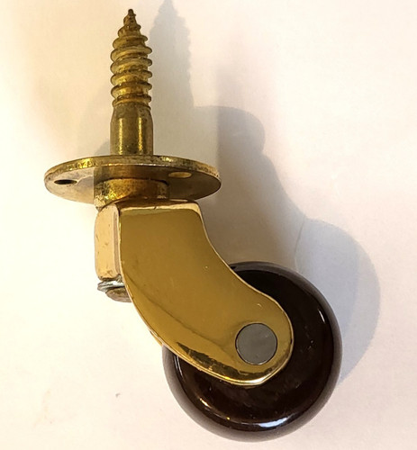 Brass brown porcelain screw - brass, &
