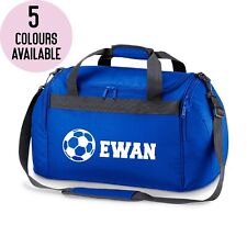 Personalised Name Football Soccer Sports Holdall Bag School Kit Bag Team Sport
