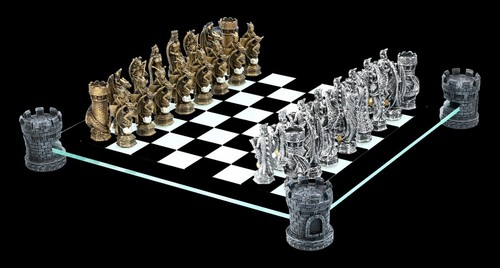 Dragons and knights chess - dragons,