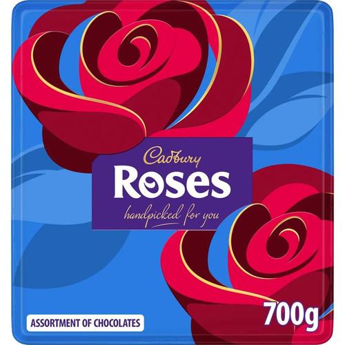 Roses chocolates christmas tin - chocolates,