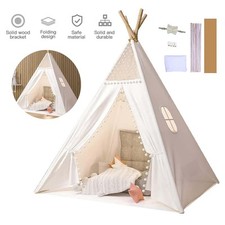 Teepee Play Tent Kids Foldable