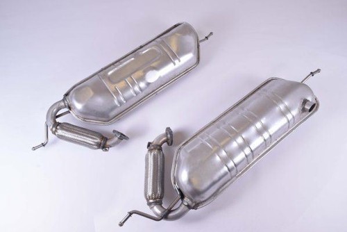 Exhaust rear silencer - rear,