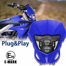 LED Headlight Hi/Lo with DRL + Blue Fairing For Yamaha WR450F WR250F 2013-2023