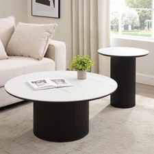 Round marble effect coffee - marble,