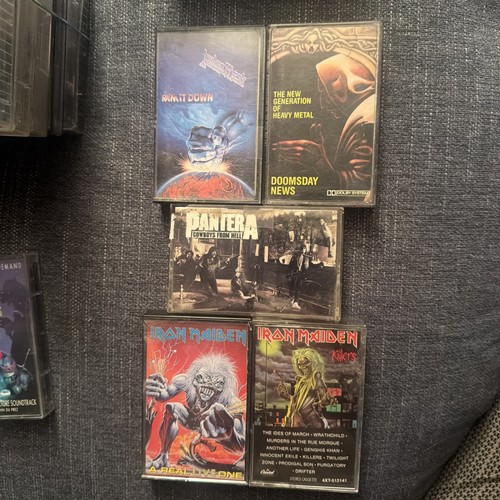 Vintage heavy metal - metal, cassette