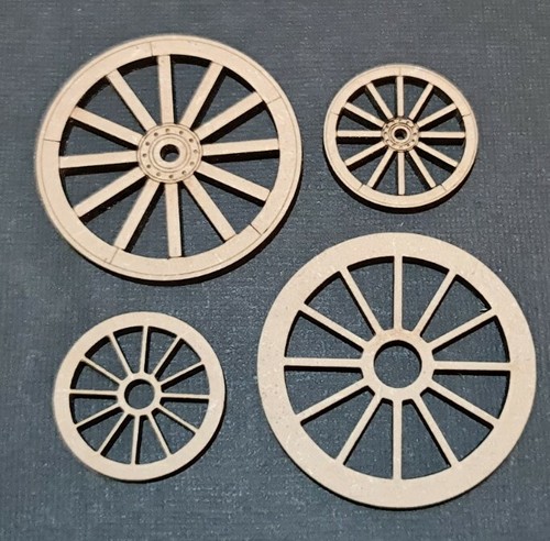 Cart wheel laser - wheel, cut