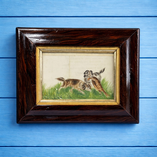 Georgian pith paper painting - georgian,