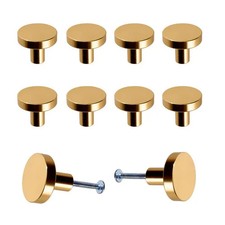10Pcs Solid Door Knobs Cabinet