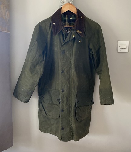 Barbour vintage green wax - barbour,