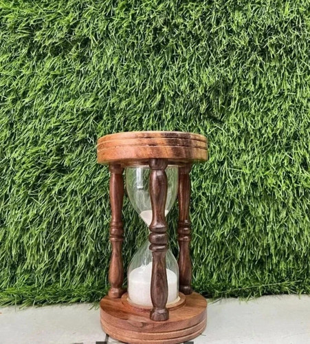 Sand timer hourglass brass - sand,