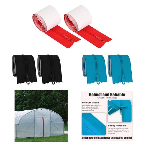 Roll zipper door self sticky - zipper,