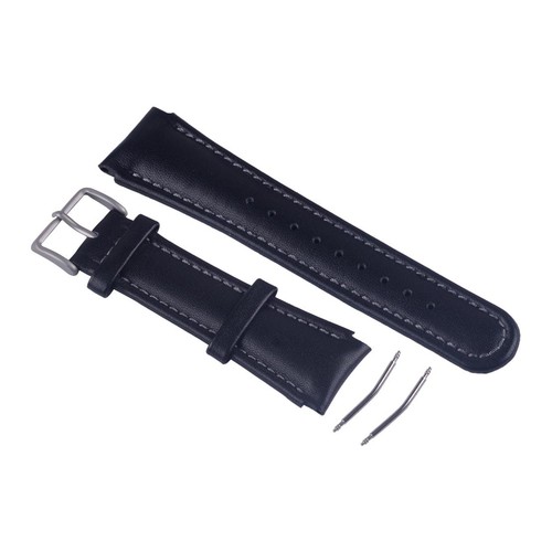 22mm leather watchband - 22mm, pu