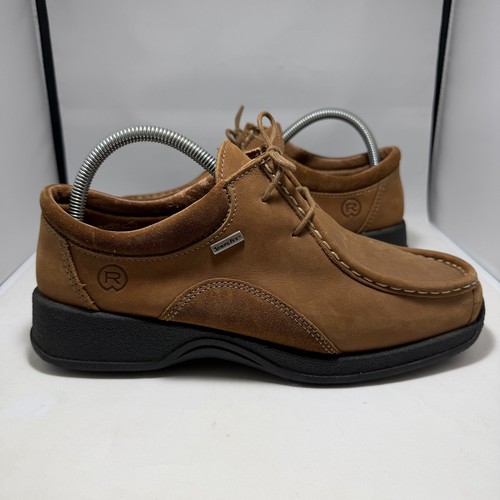 Rohde brown leather lace - brown, up
