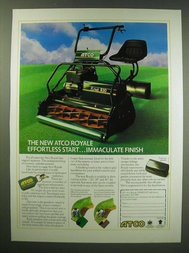 1987 atco royale 830 - royale, lawn