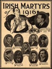 Easter Rising Metal Sign, 1916 Dublin, Irish Republican, Sinn Fein, ER010