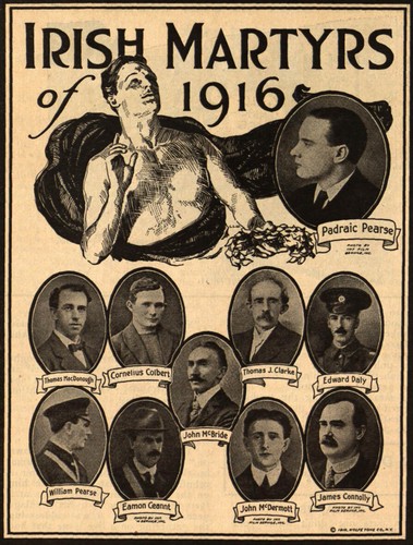 Easter rising 1916 metal sign - rising,