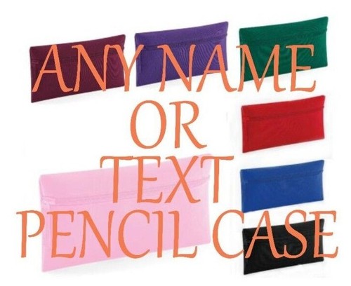 Personalised pencil case back - personalised,
