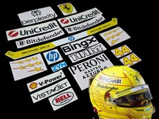 Motorsport Helmet Stickers F 1