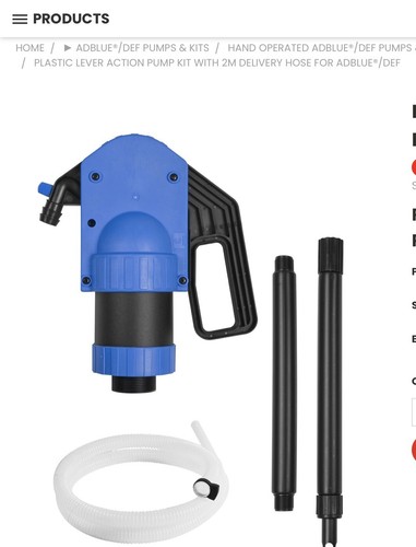 Samoa plastic hand lever - hand,