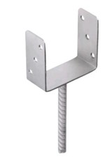 150mm Galvanized Pergola Brackets x 4