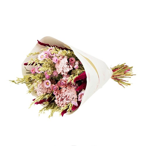 Dried bouquet pink natural - dried,