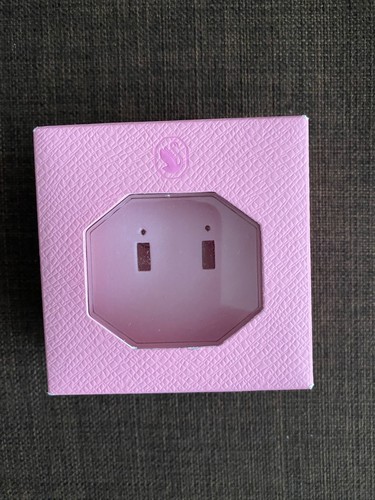 Pink swarovski square earrings - swarovski,