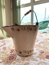 Enamel Bucket Floral Design