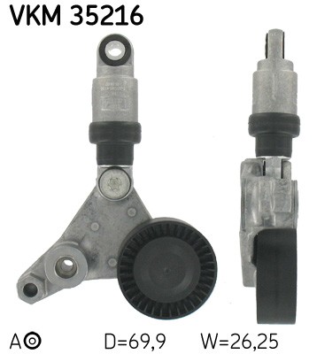 Tensioner pulley ribbed - pulley,, v-ribbed