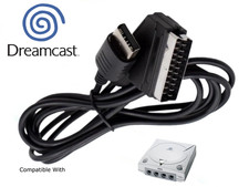 SEGA DREAMCAST Console - SCART LEAD Cable TV - UK Seller 