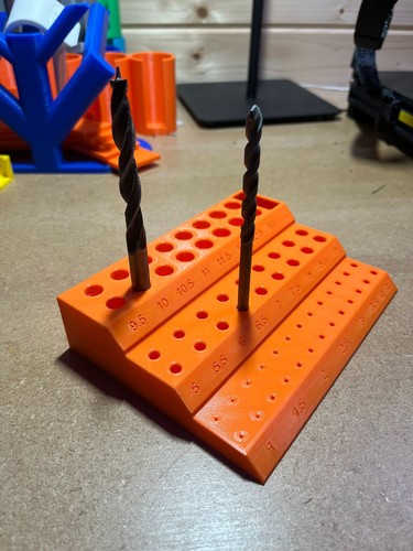 Drill bit organiser - bit,