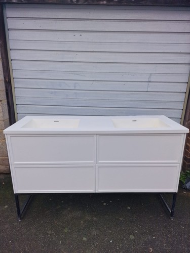 145cm double bathroom vanity - double,