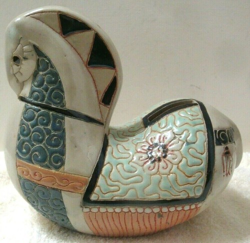 Viking horse figural coin bank - coin,