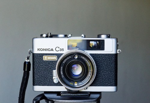 Konica c35 rangefinder - konica, camera