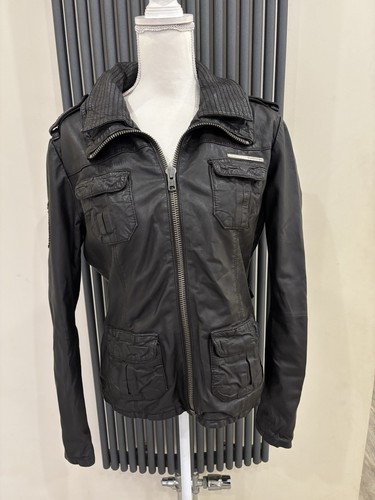 Superdry dark brown leather - superdry,