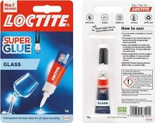 LOCTITE Glass Bond Adhesive Glue Super Clear Water Resistant 3g Crystal Tinted