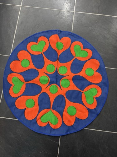 Scandi round linen - , cotton