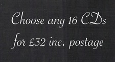 Music CDs ☆ Choose any 16