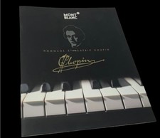 MONTBLANC HOMMAGE A FREDRIC CHOPIN Brochure Musical  Series 100% Authentic