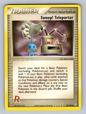 Swoop! Teleporter 92/109 Uncommon Team Rocket Returns NM Pokemon TCG