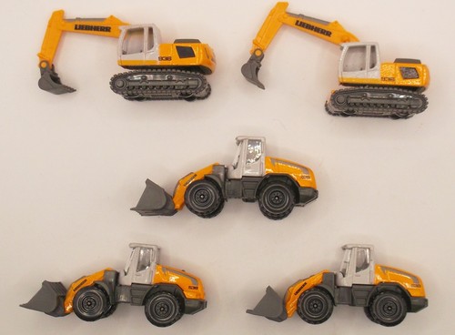 Majorette lot 5x liebherr - lot, of