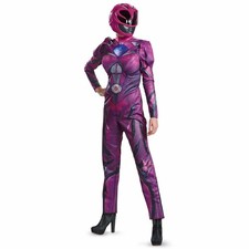 Pink Ranger Deluxe Power Rangers Movie Superhero Womens Costume S