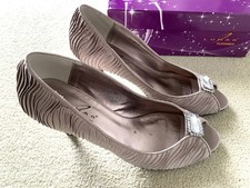 Fabulous Lunar Elegance Peep Toe Diamanté Court Shoe