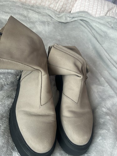 Zara beige ankle - zara, boots