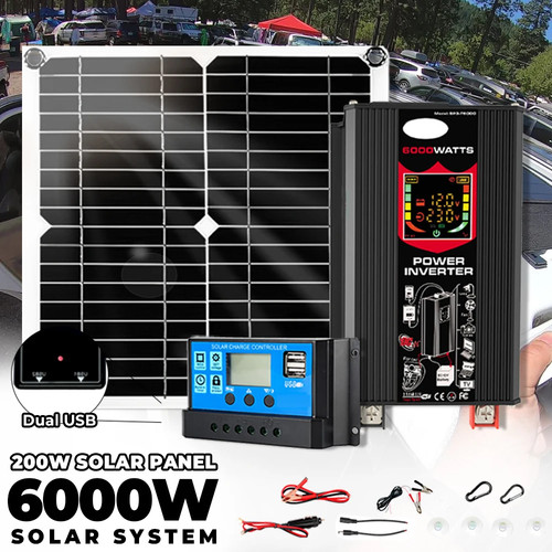 Off grid solar system - off, 6000w