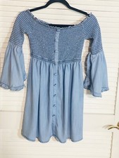Venus Denim Dress Size 4 Off