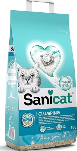 Sanicat clumping cat litter - clumping,