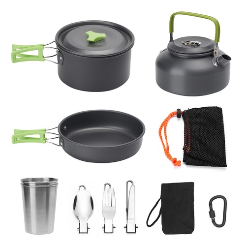 11x portable camping cookware - camping,