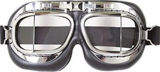 NEW ROYAL AIR FORCE RAF PILOTS FLYERS CHROME GOGGLES