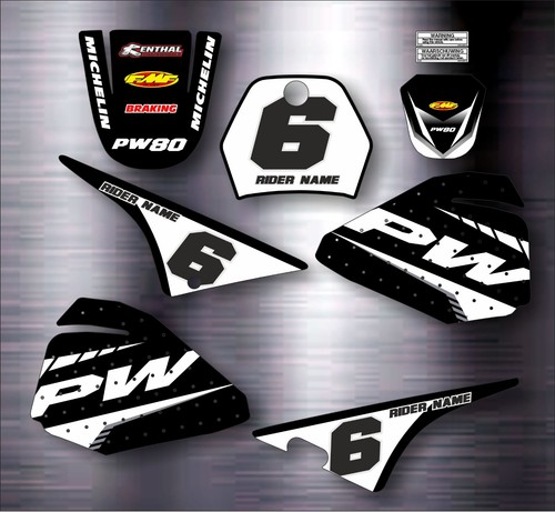 Yamaha black graphics - black,